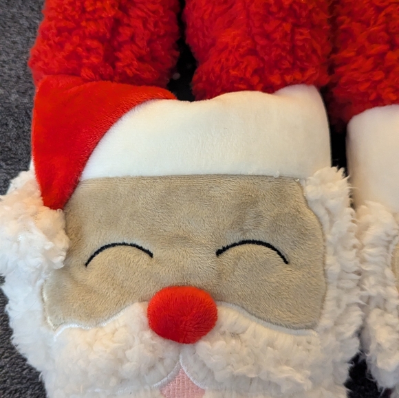 Dearfoams Santa slippers unisex Men's 9/10 Women's 11/12 - Picture 4 of 6